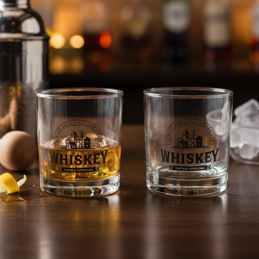 NWT 2x Whiskey Glasses 10.5 oz